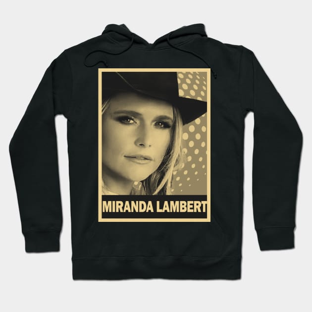 brown cream Miranda-Lambert Hoodie by oeyadrawingshop